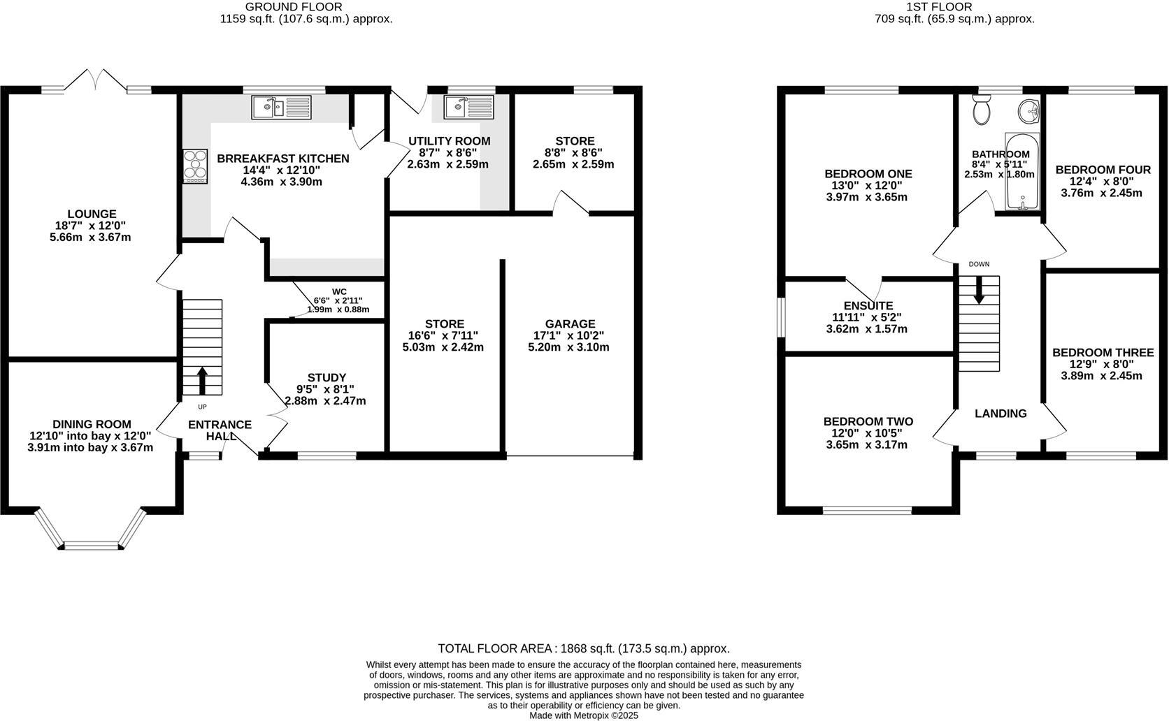 Peacock Avenue, Winsford floorplan