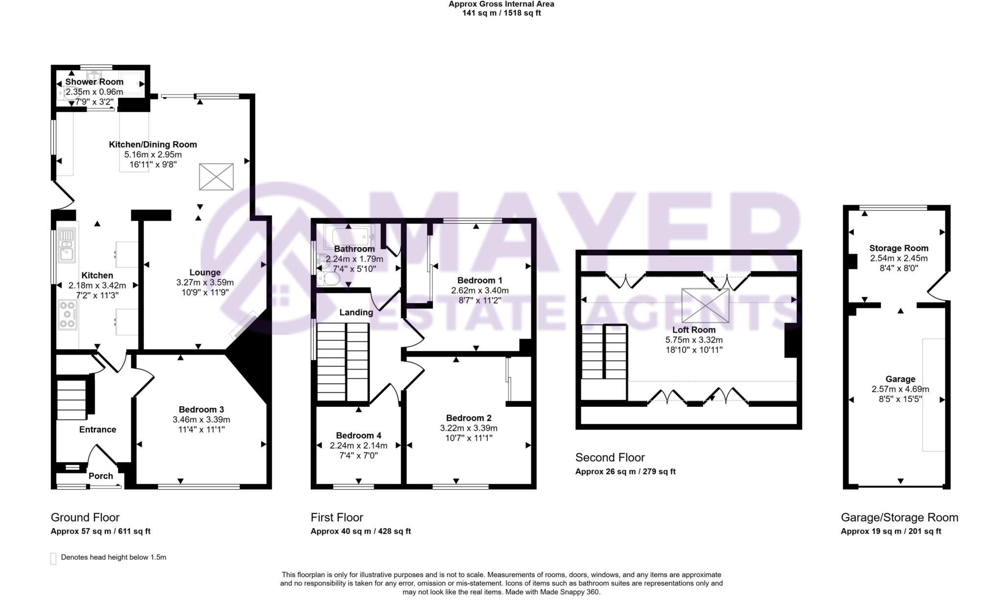 Seymour Road, Plympton floorplan