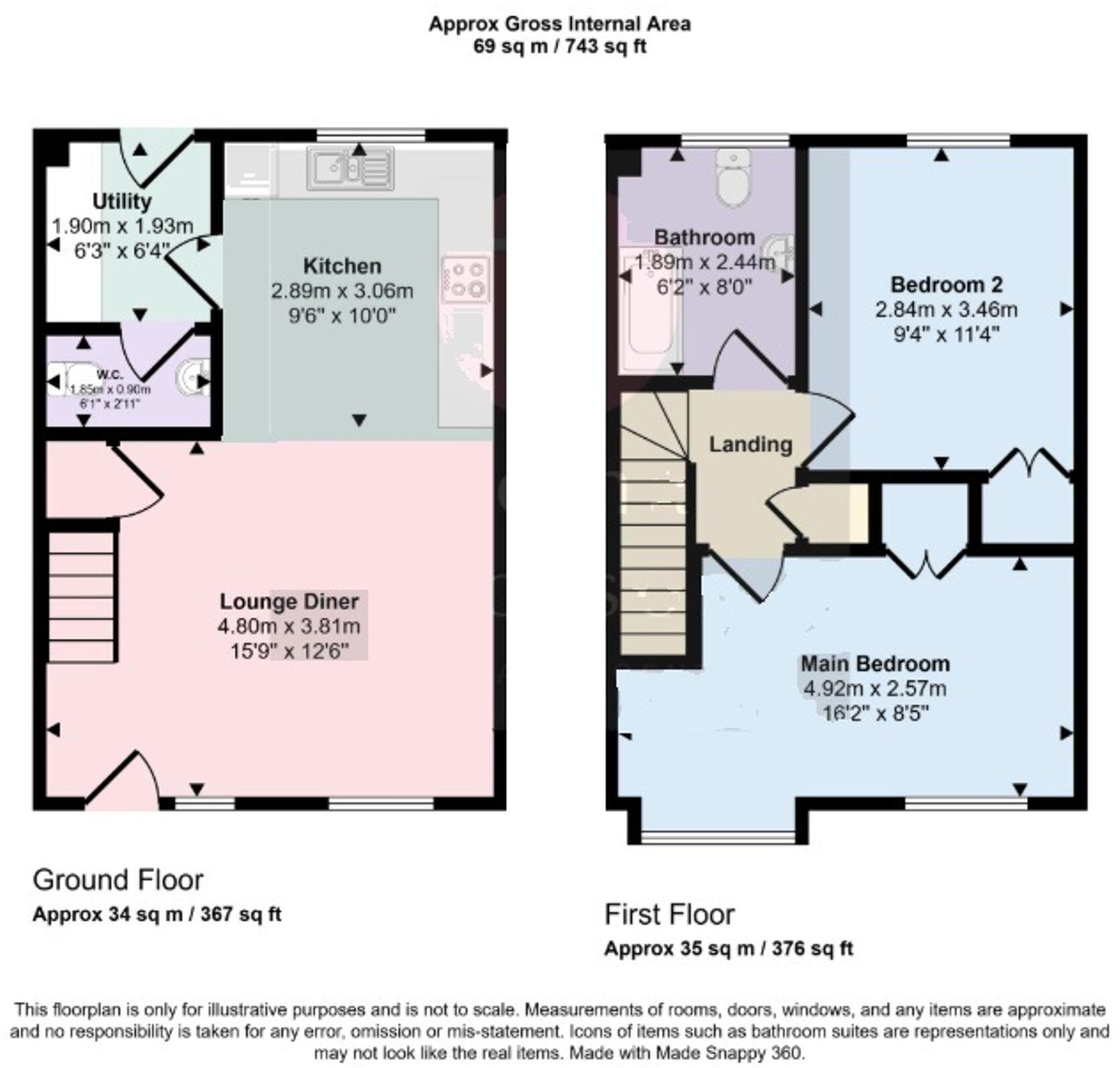 Roman Way, Margate, CT9 floorplan