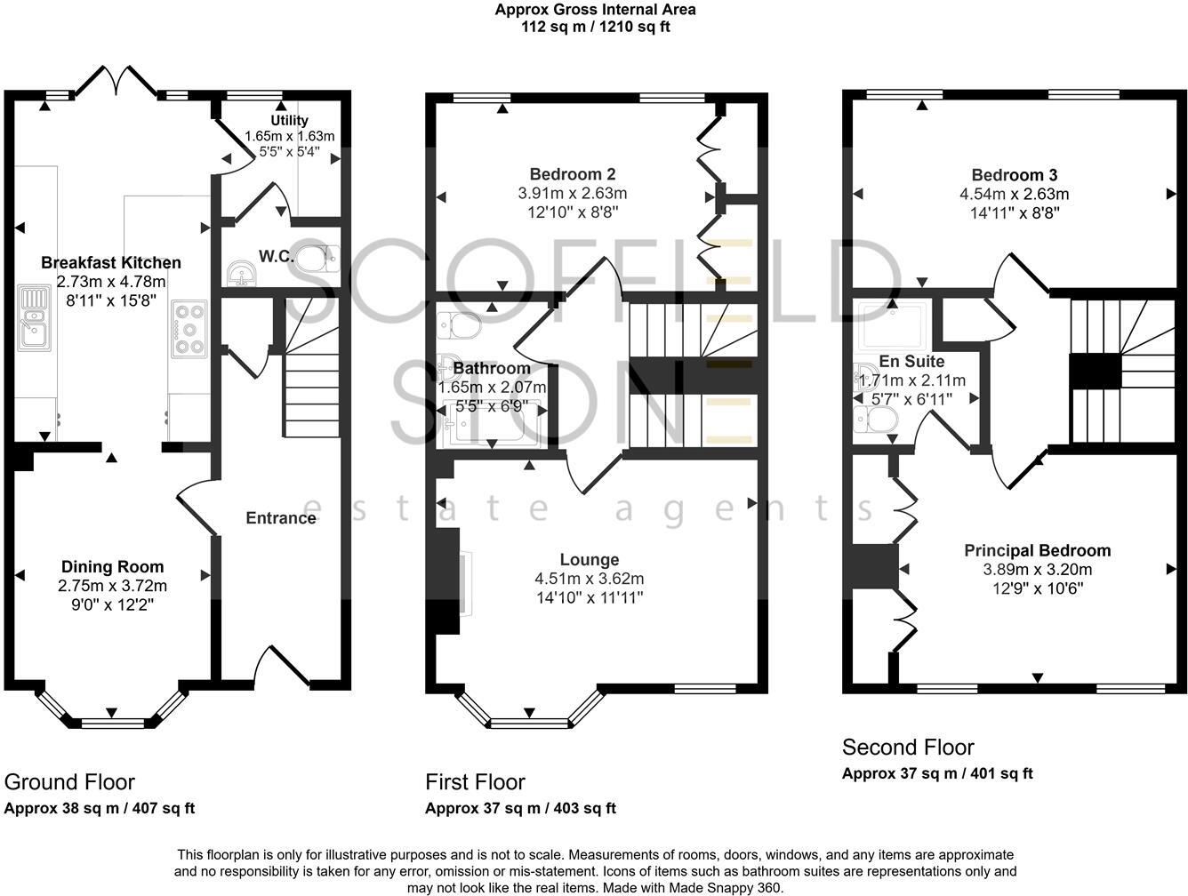 Wye Close, Hilton, Derby floorplan