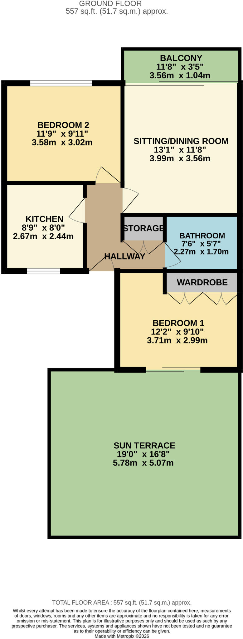 Surrey Road, Bournemouth, Dorset, BH2 floorplan