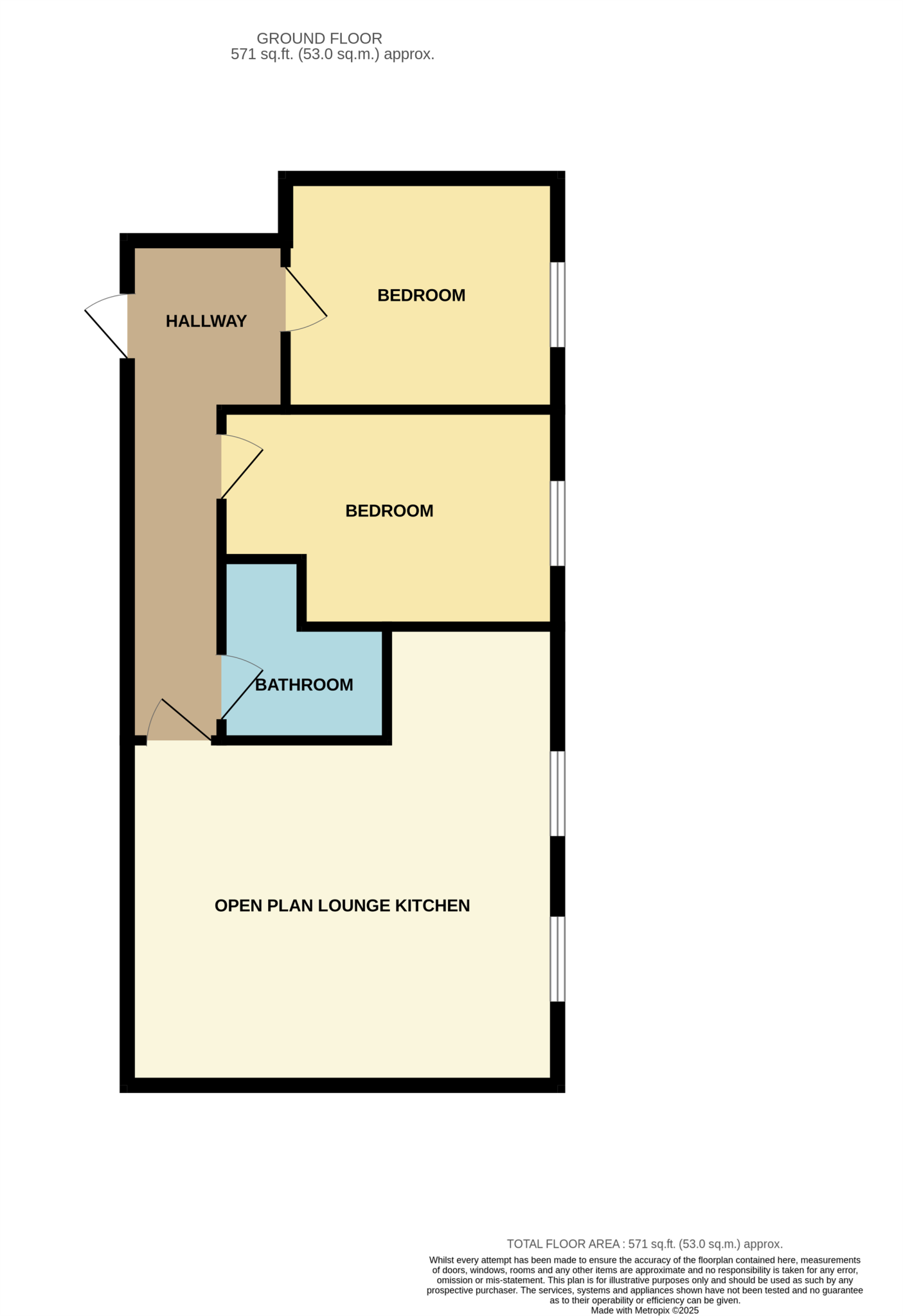 Meeching Road, BN9 floorplan