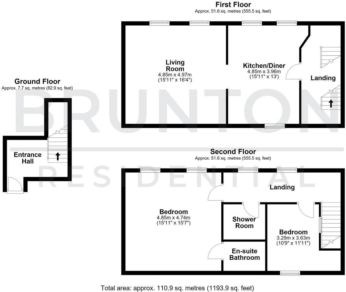 St Marys Chare, Hexham floorplan