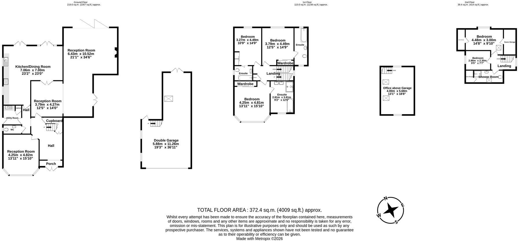 Links Road, Epsom floorplan