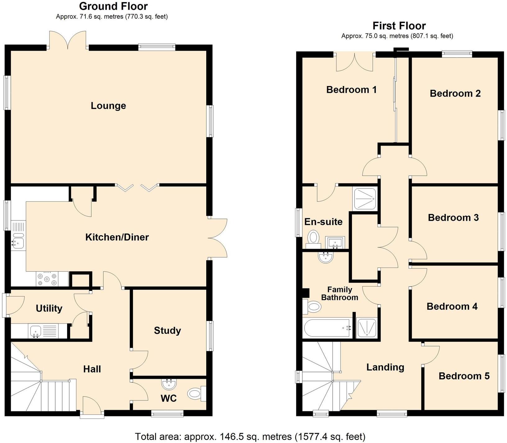 Southfield Avenue, Sileby, LE12 floorplan