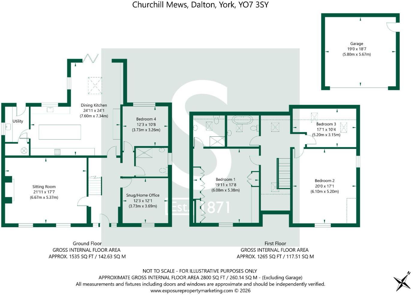 Churchill Mews, Dalton floorplan