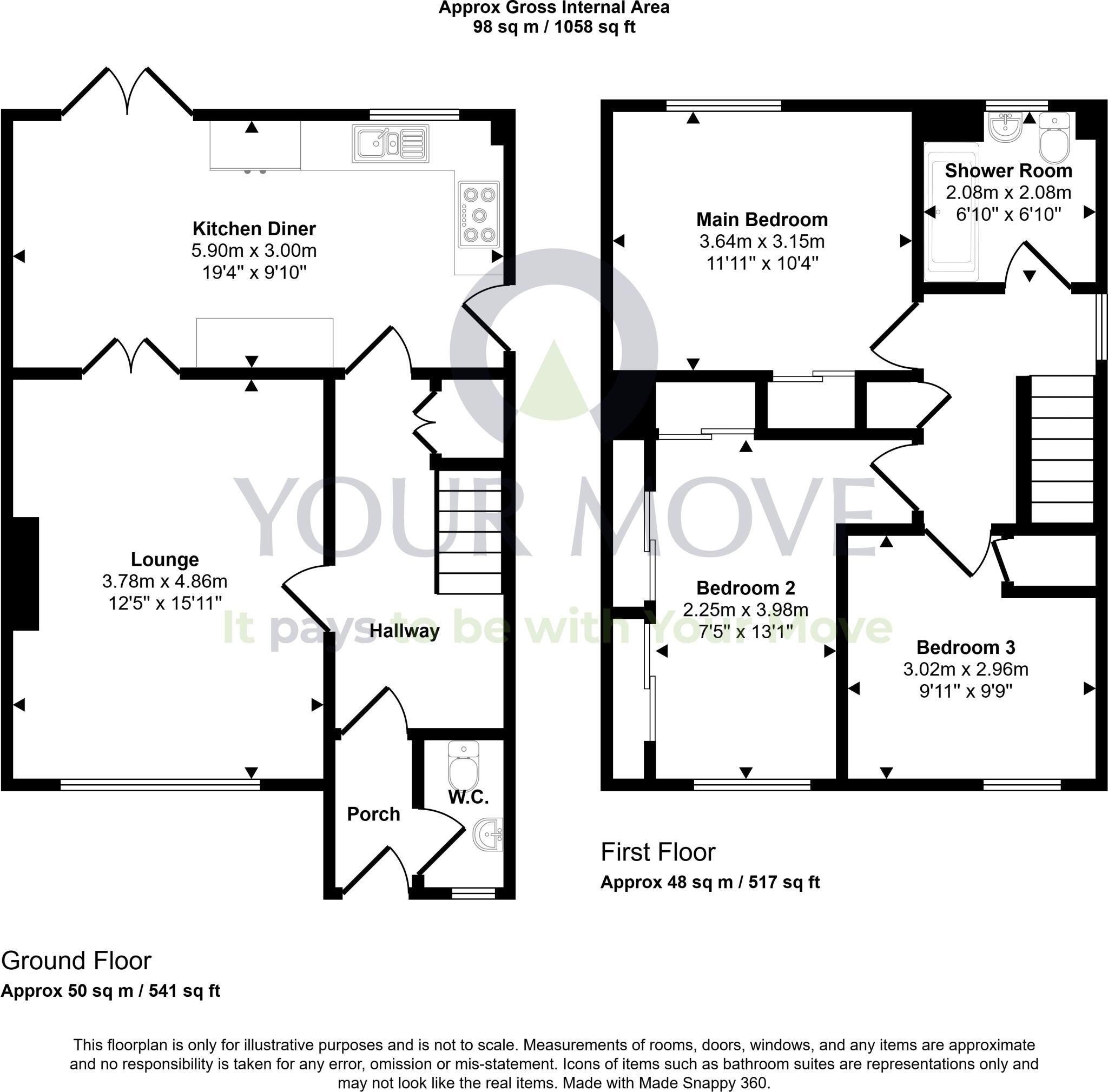 Barleyknowe Street, Gorebridge, Midlothian, EH23 floorplan
