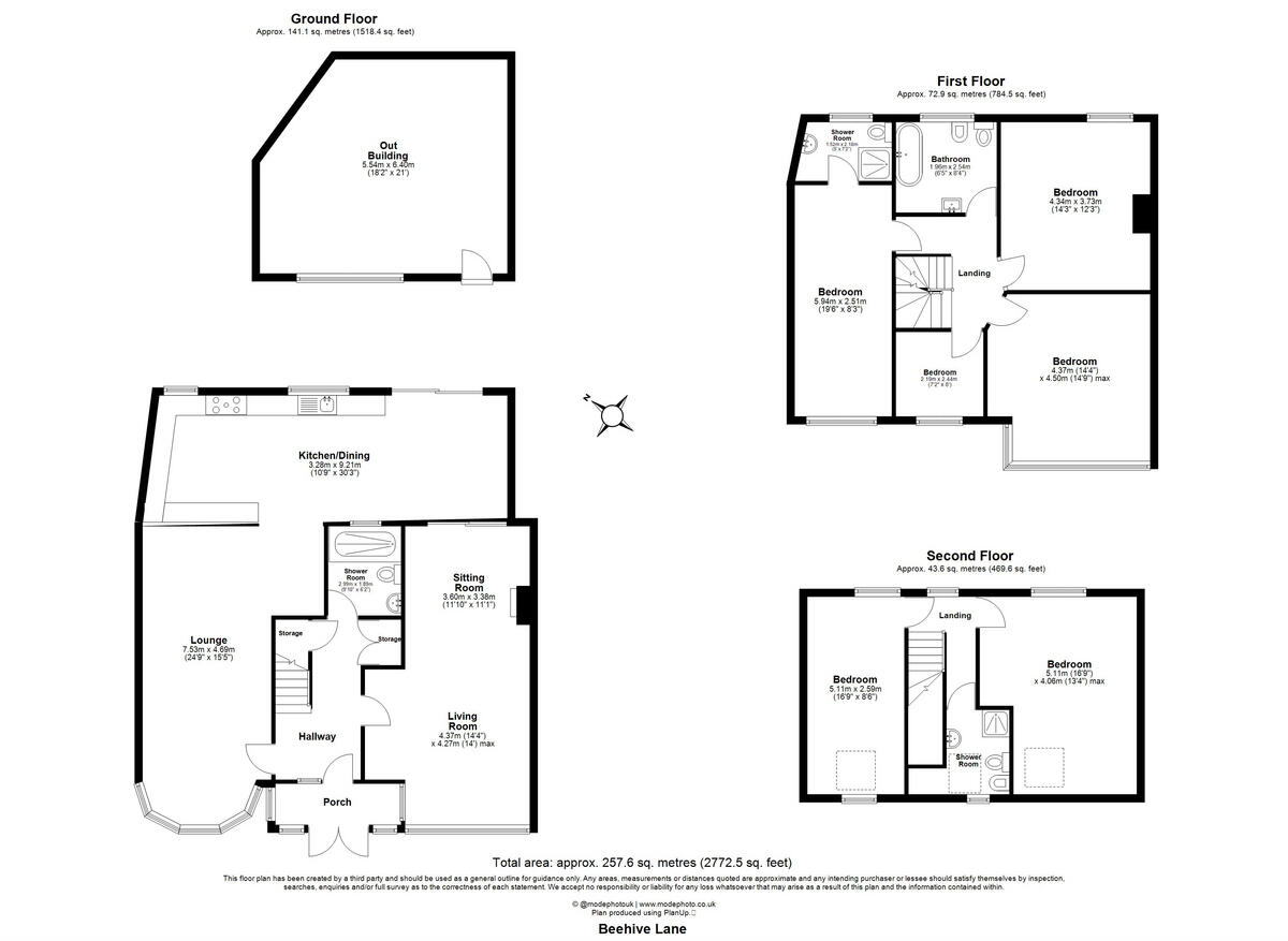 Beehive Lane, Gants Hill, IG1 3 floorplan