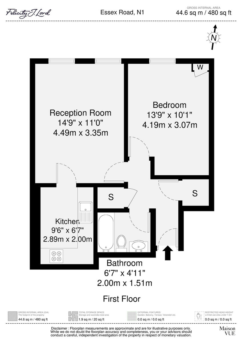 Essex Road, London floorplan