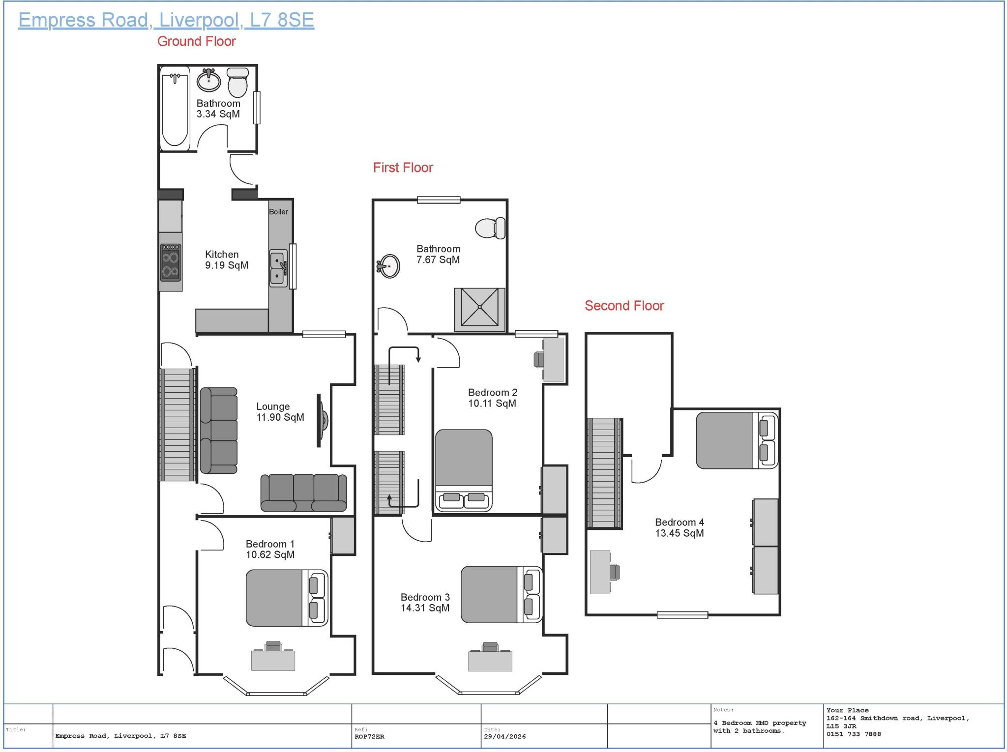 Empress Road, Kensington, Liverpool floorplan