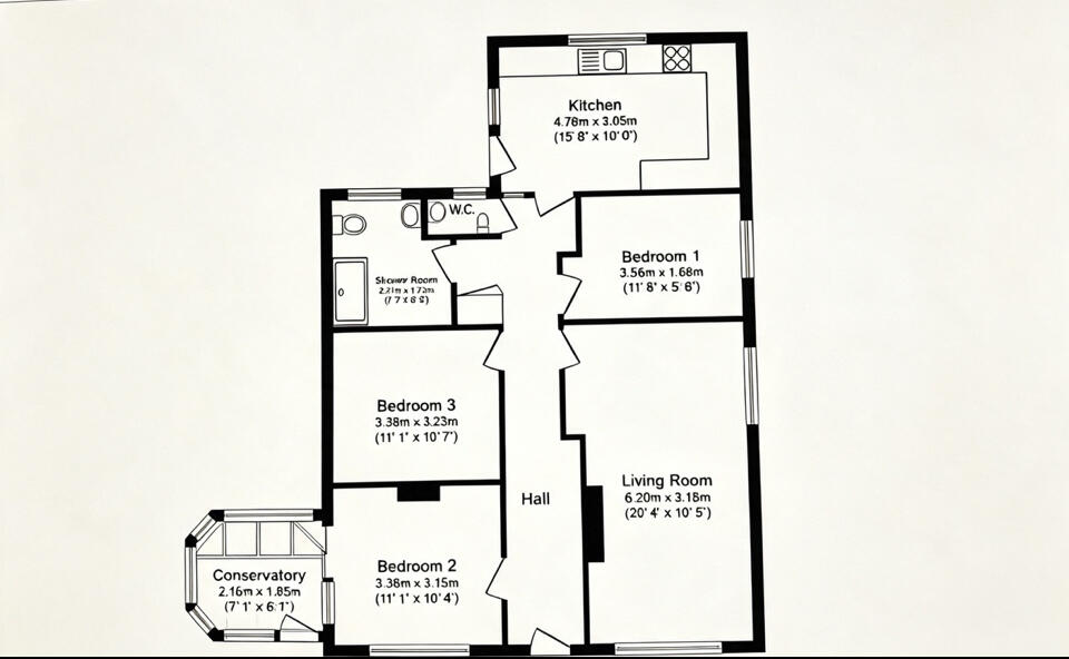 Sea Road, Winchelsea, TN36 floorplan