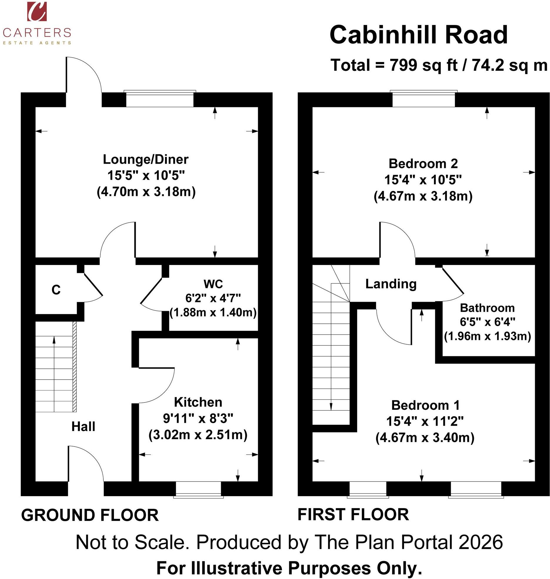 Cabinhill Road, Nuneaton, CV10 floorplan