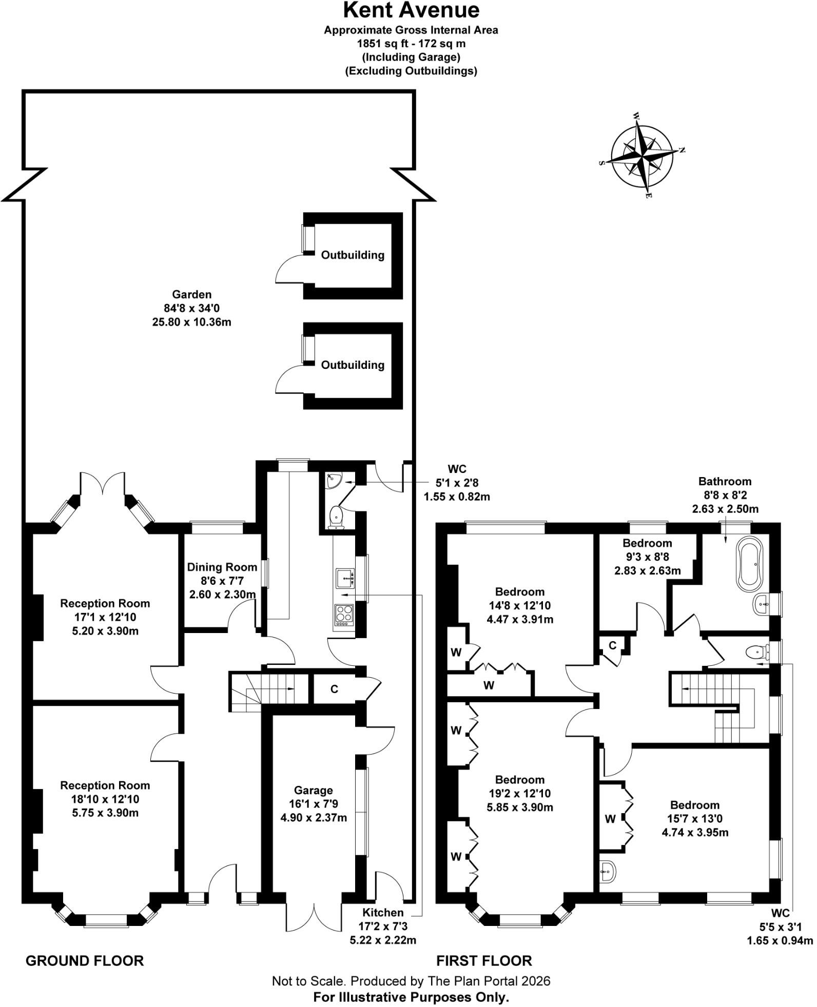 Kent Avenue, London, W13 floorplan