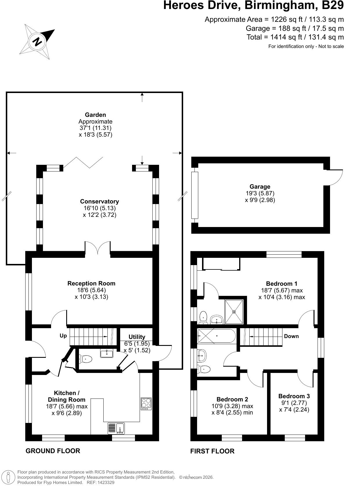 Heroes Drive, Birmingham floorplan