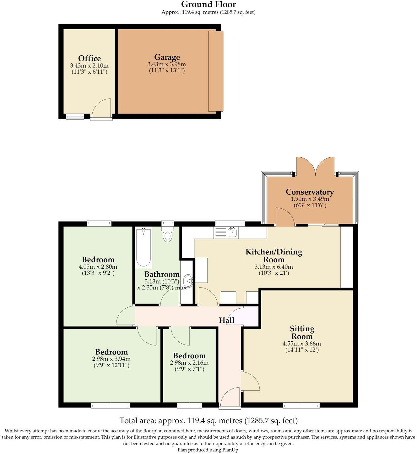 Bond Close, Pulham St. Mary floorplan