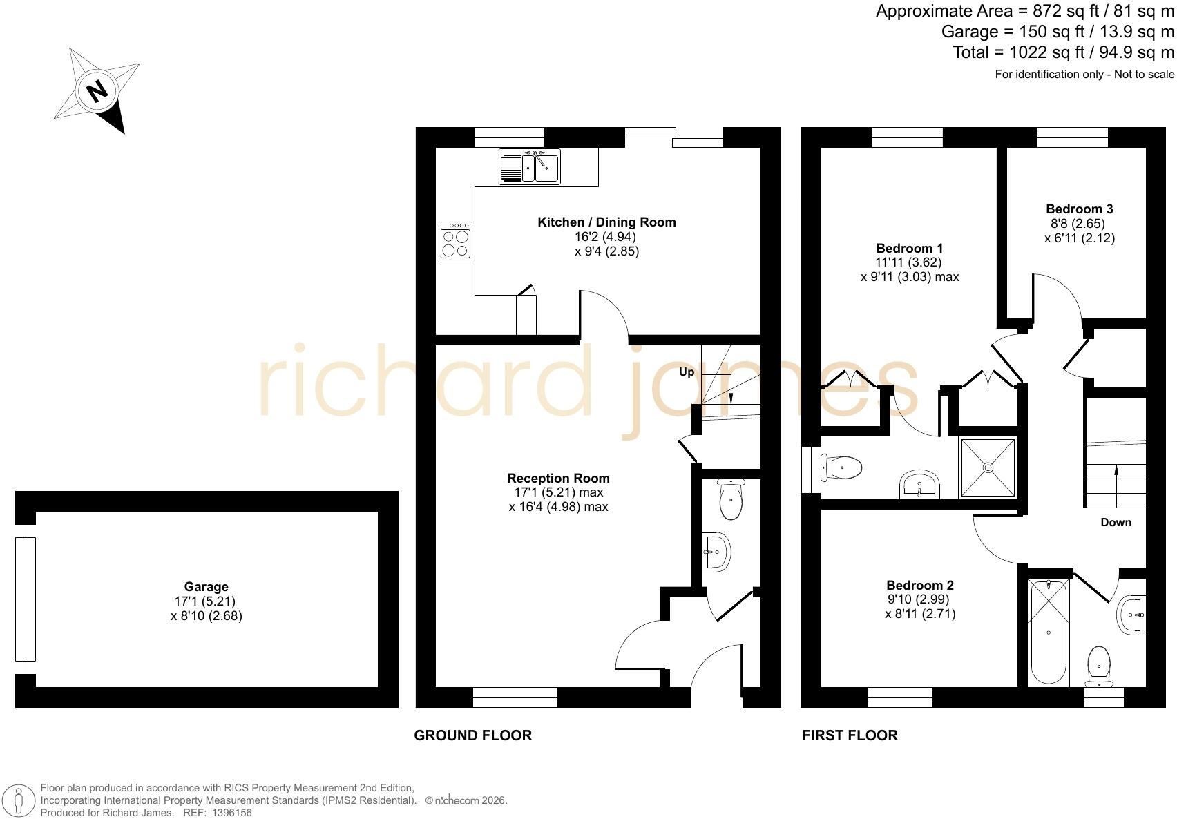 Elgar Close, Redhouse, Swindon, SN25 floorplan
