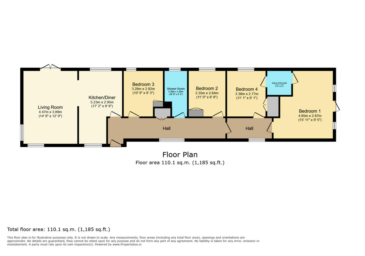 Maytree Drive, Kirby Muxloe, LE9 floorplan