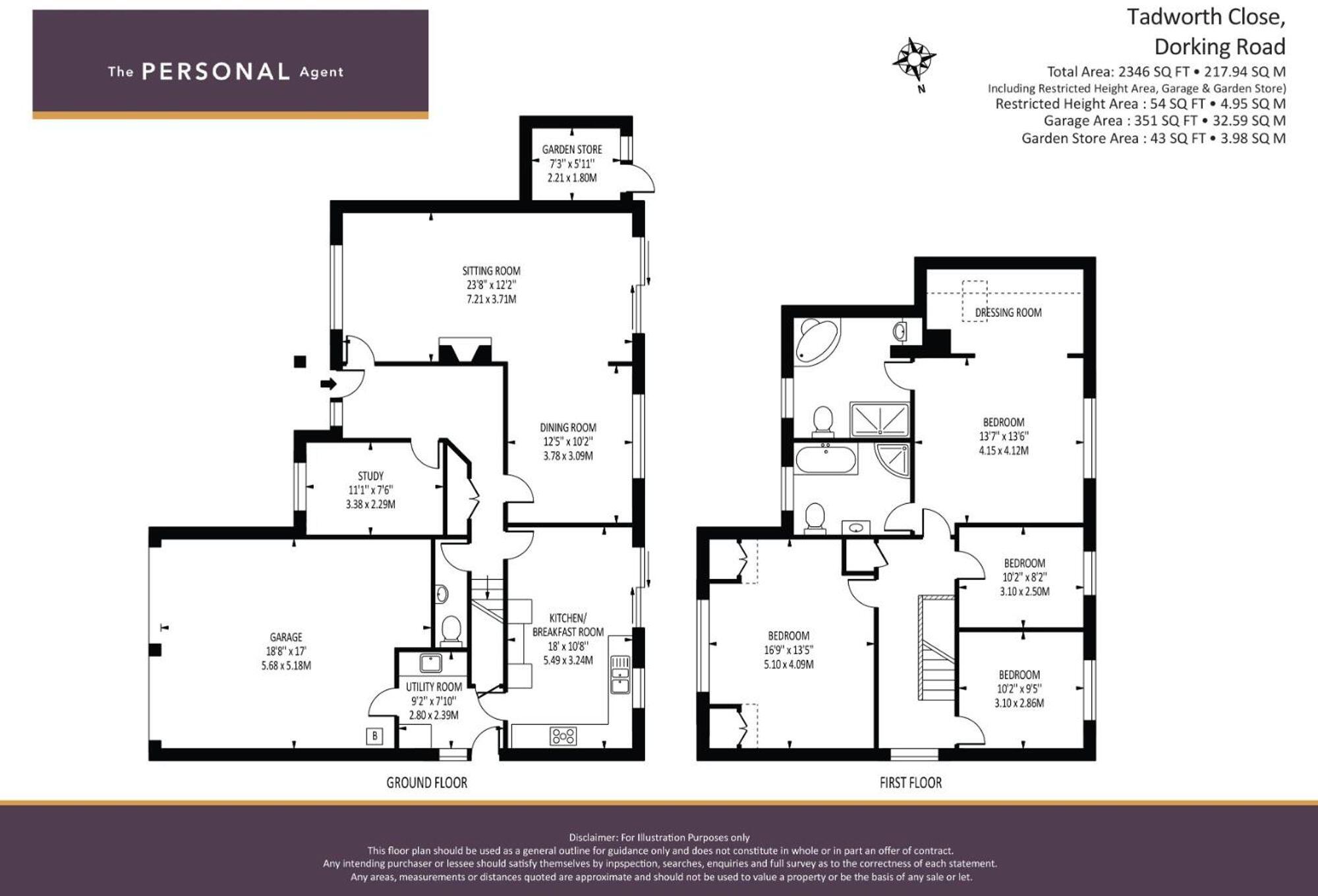 Dorking Road, Tadworth, KT20 floorplan