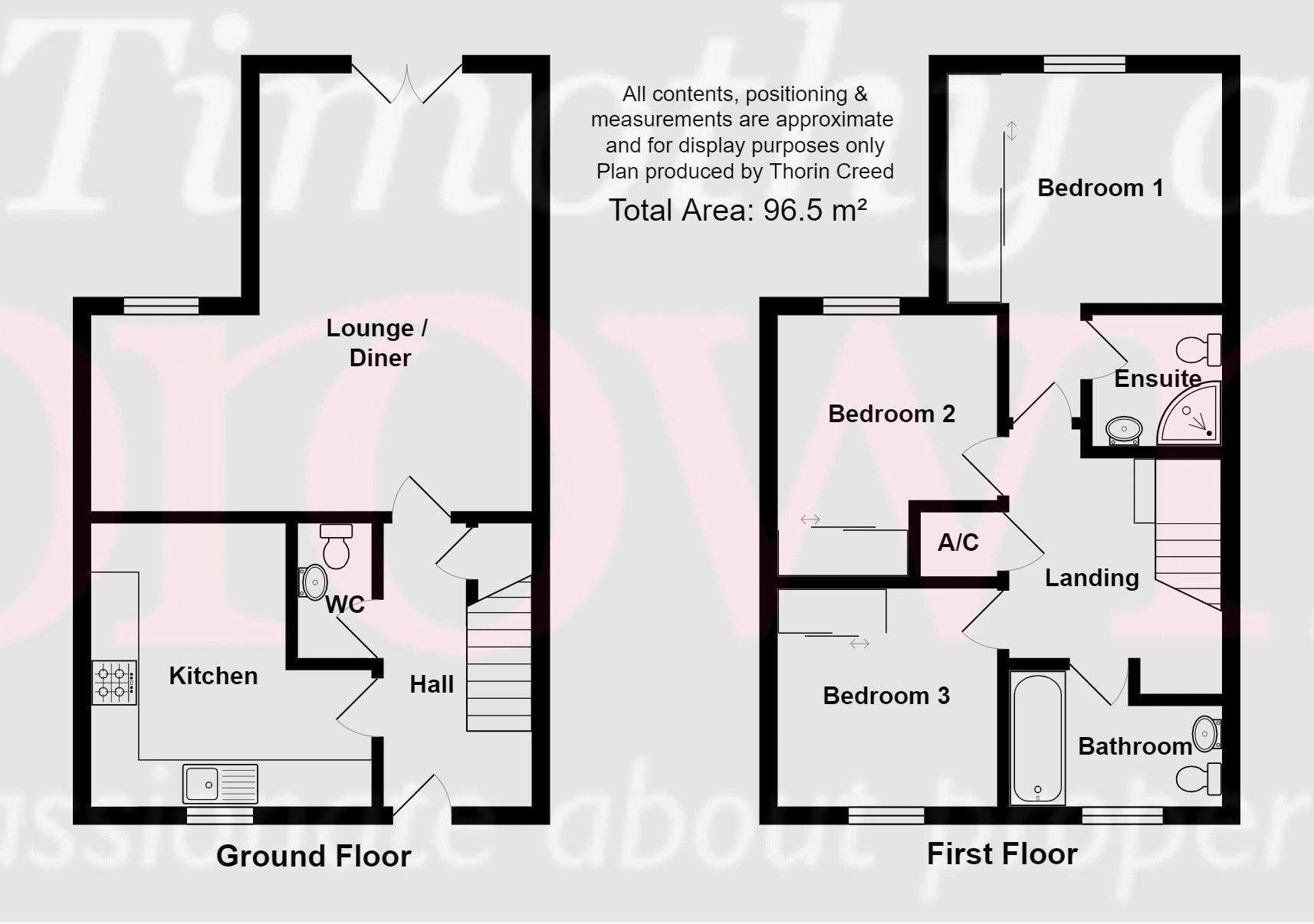 Grange Park Drive, Biddulph floorplan