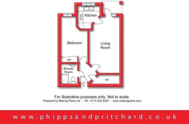 Apartment 4 Mitton Lodge, Stourport-On-Severn, Worcestershire floorplan