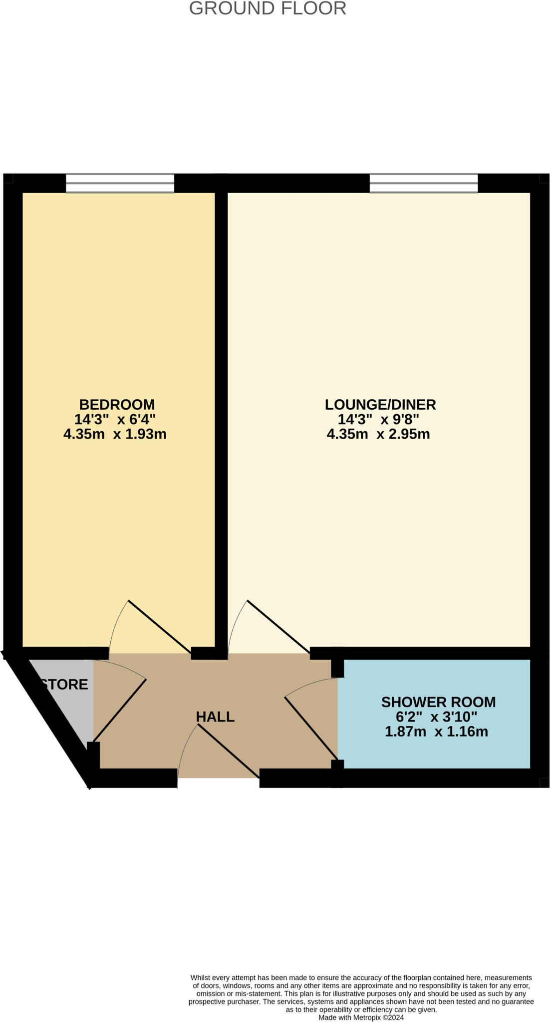 0/1, 179 Newlands Road floorplan