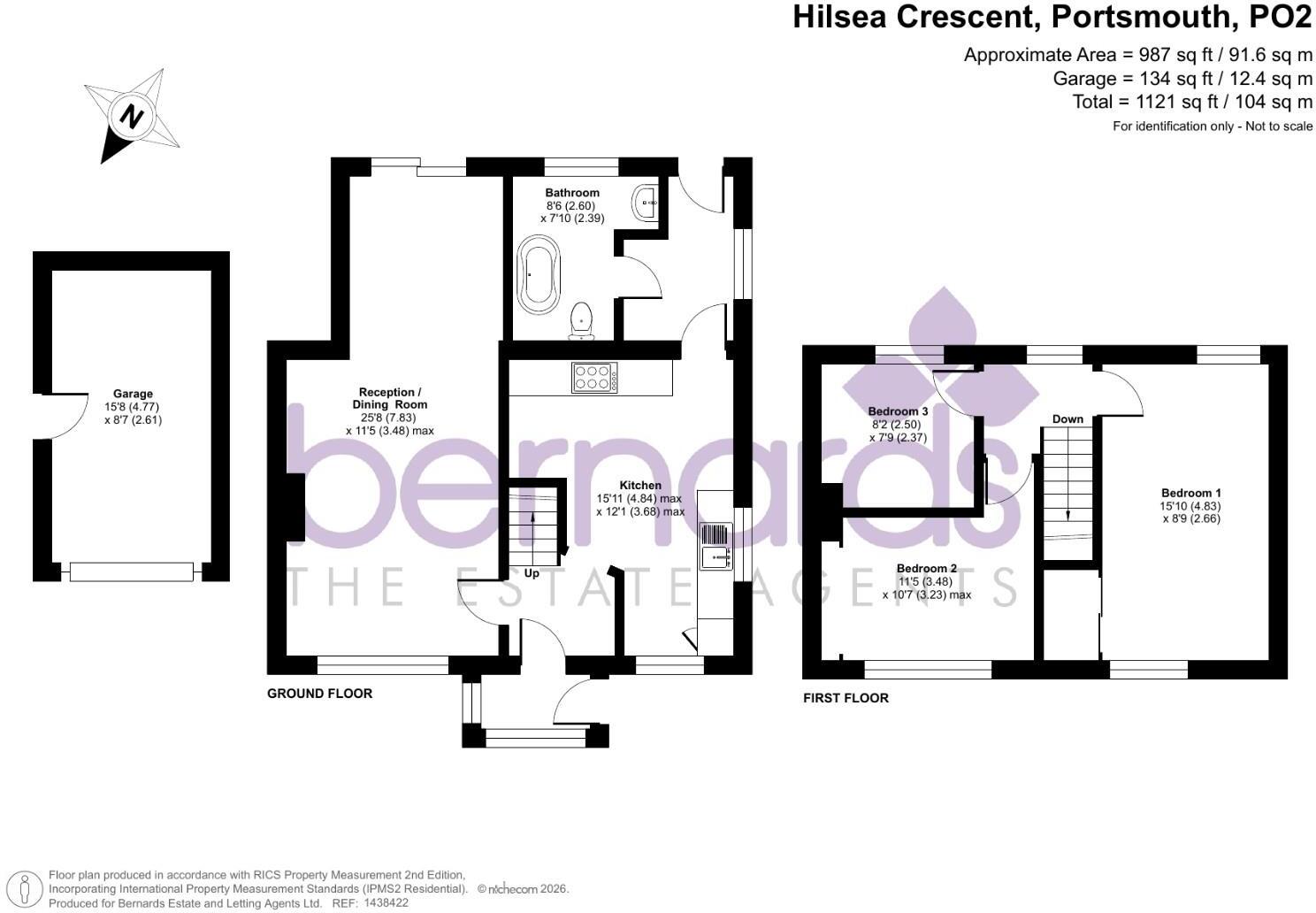Hilsea Crescent, Portsmouth floorplan