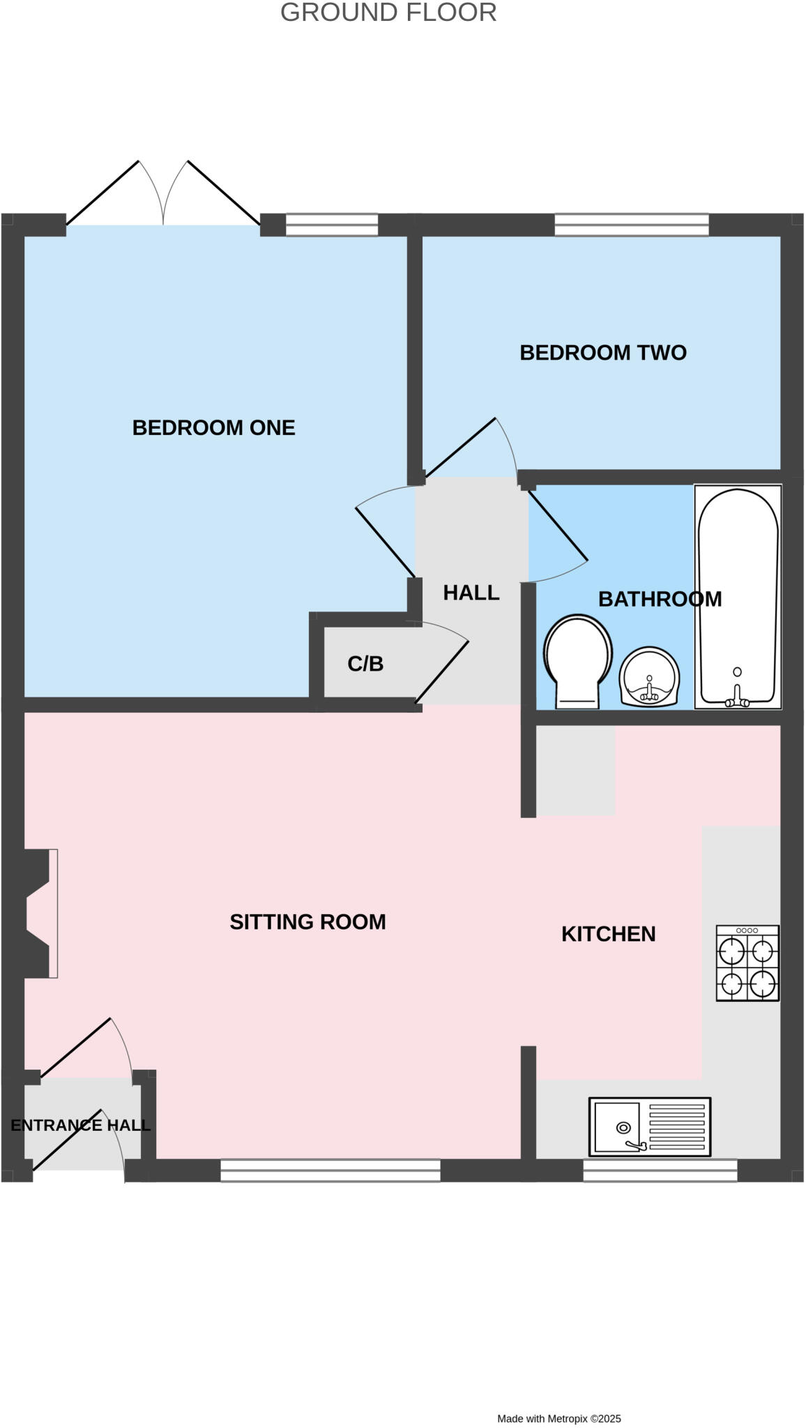 Bradshaw Gardens, Oakengates, Telford, Shropshire, TF2 floorplan