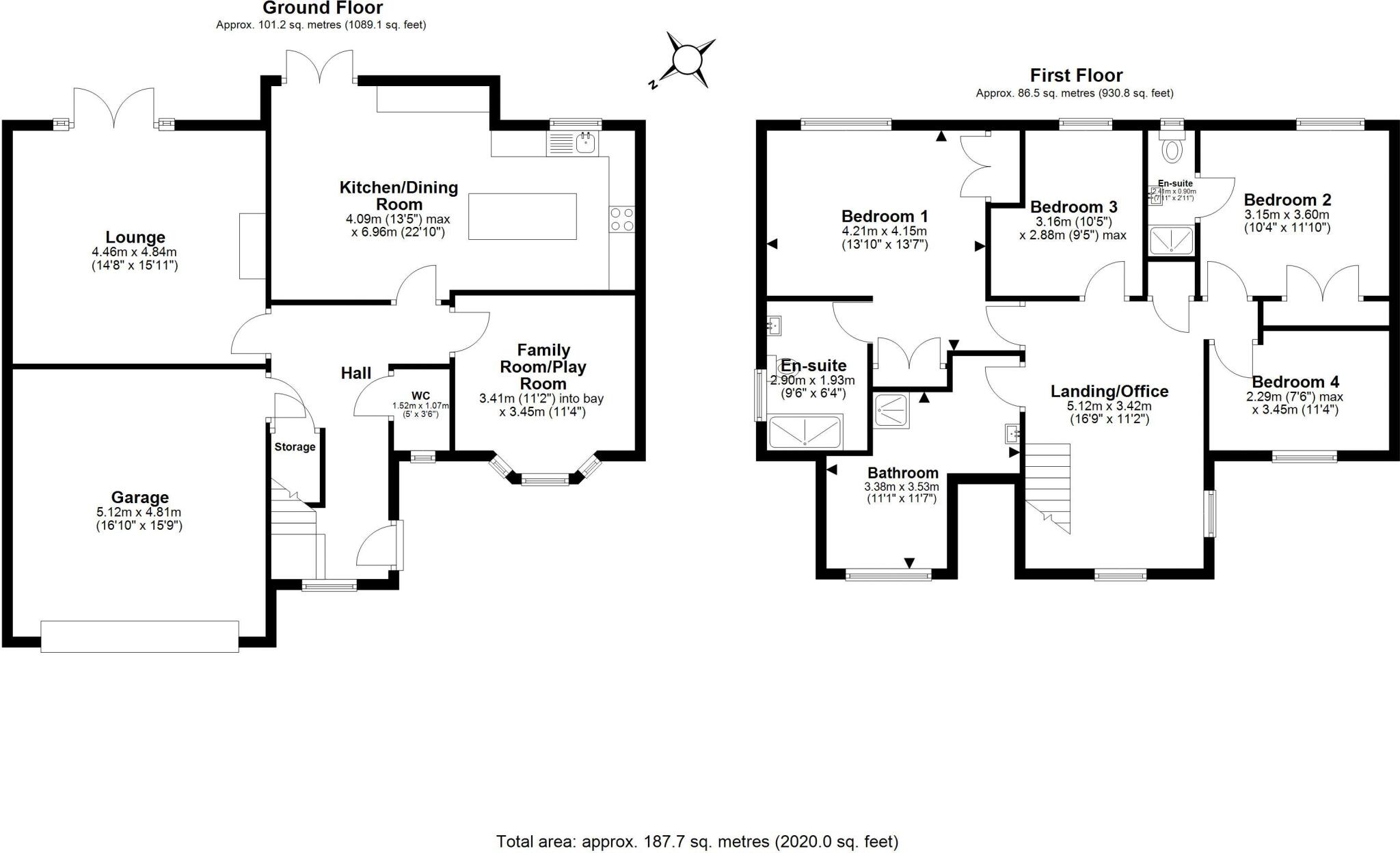 Strickland Close, Grappenhall Heys floorplan