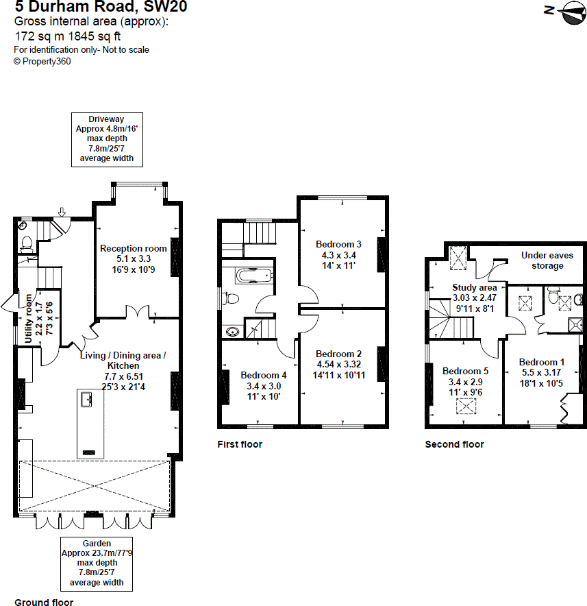 Durham Road, West Wimbledon, London, SW20 floorplan