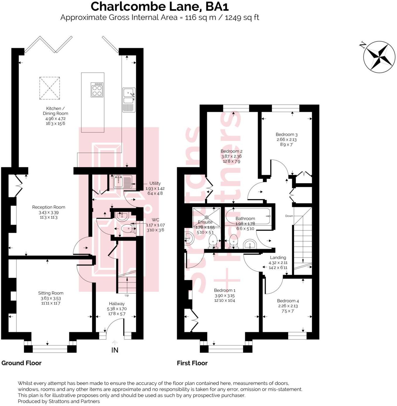 Charlcombe Lane, Bath floorplan