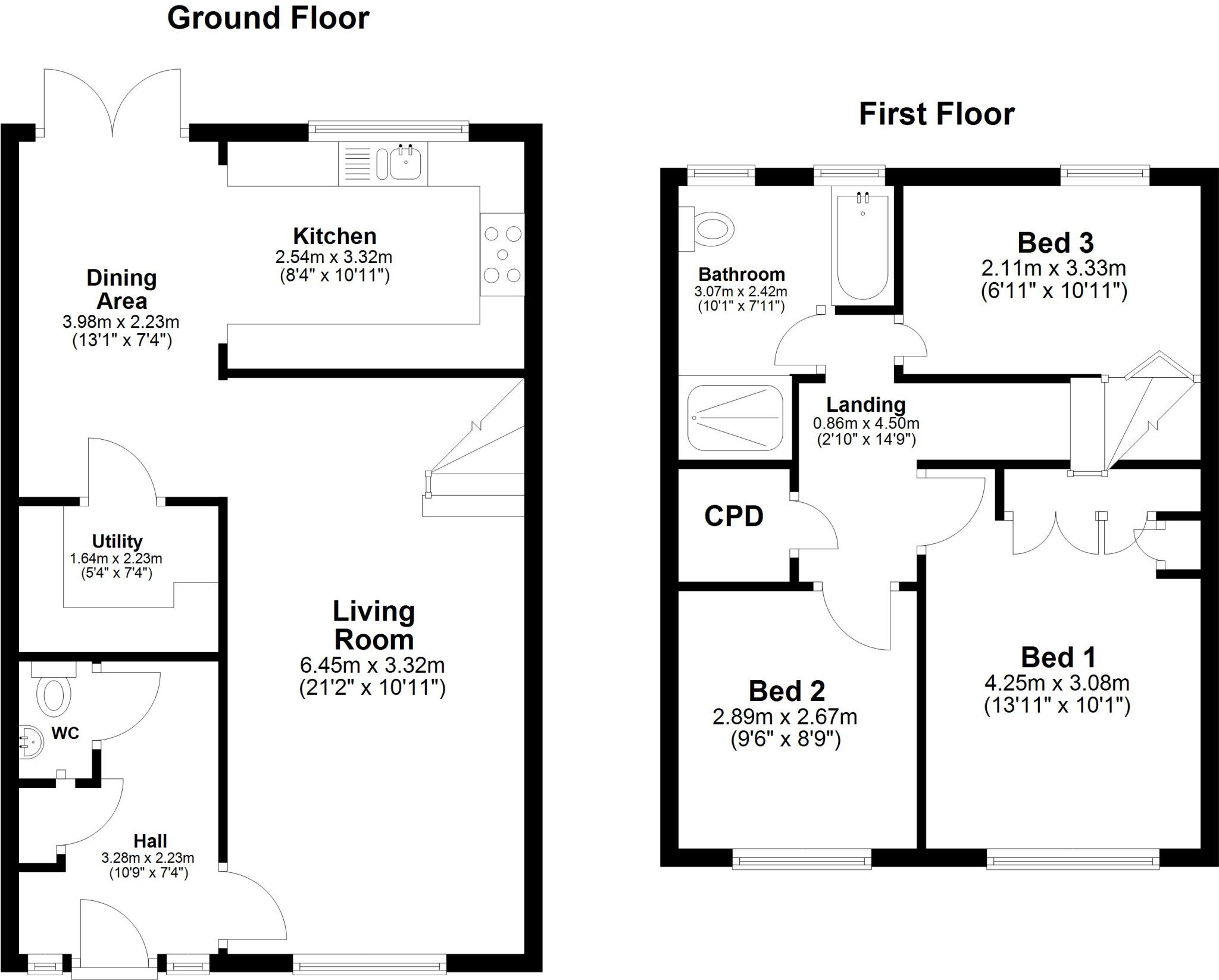 Horrocks Road, Upton floorplan