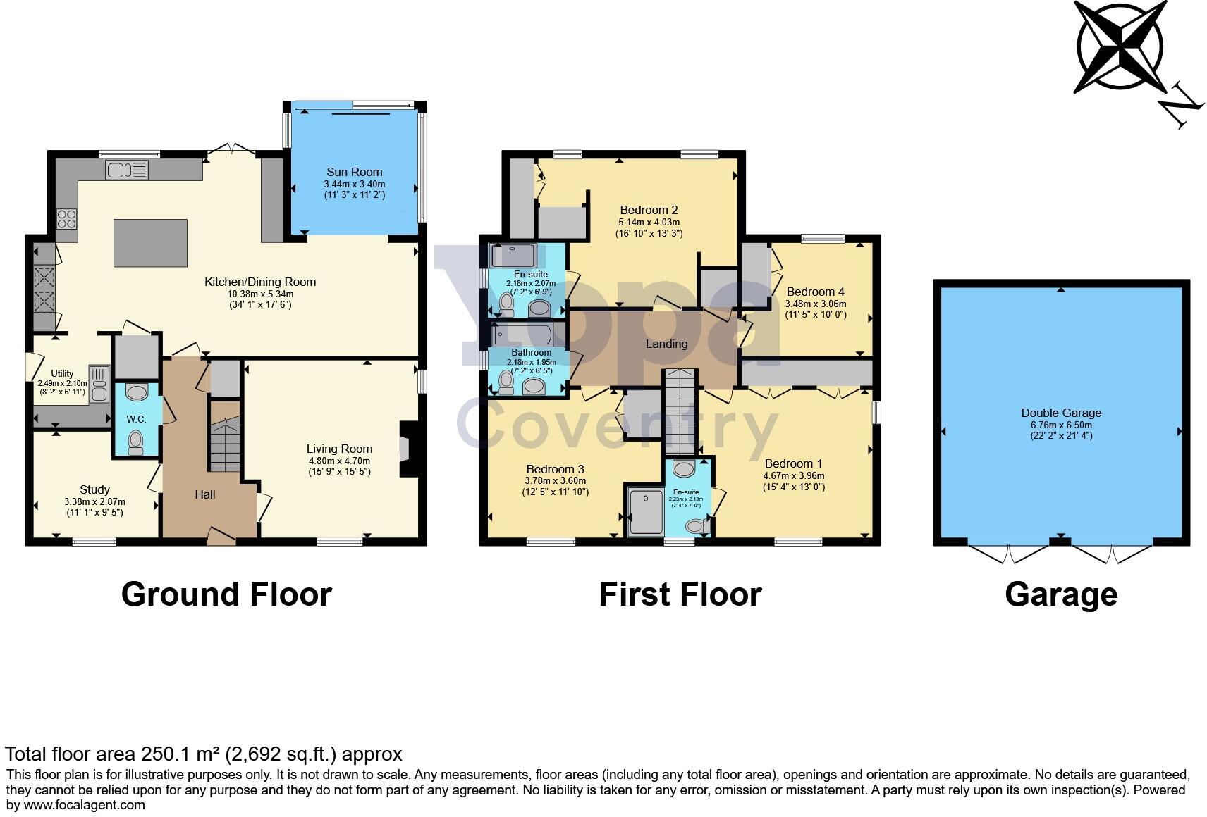 Shetland Way, Lower Somersham, IP8 floorplan