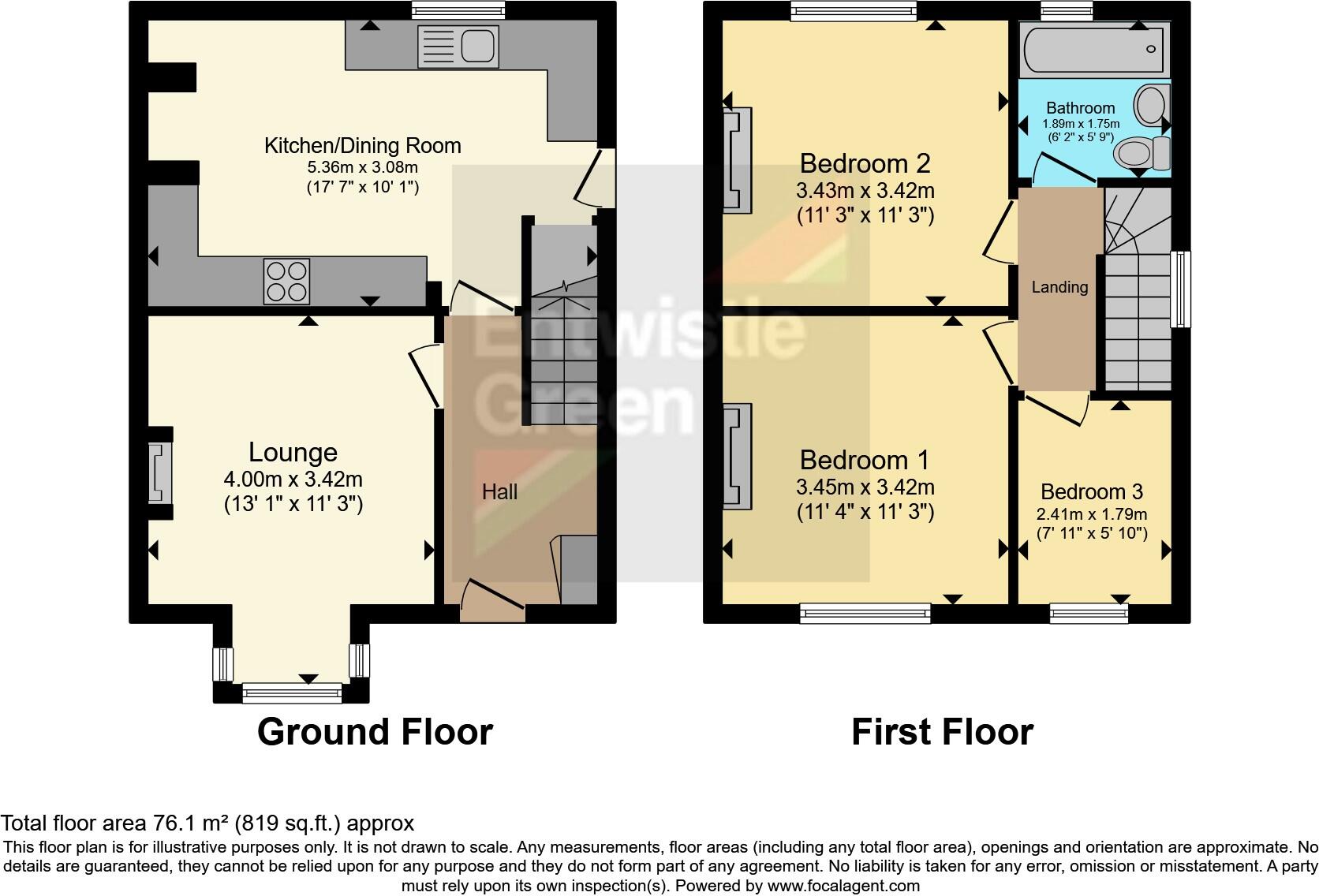 Middleton Road, Heysham, Morecambe, Lancashire, LA3 floorplan