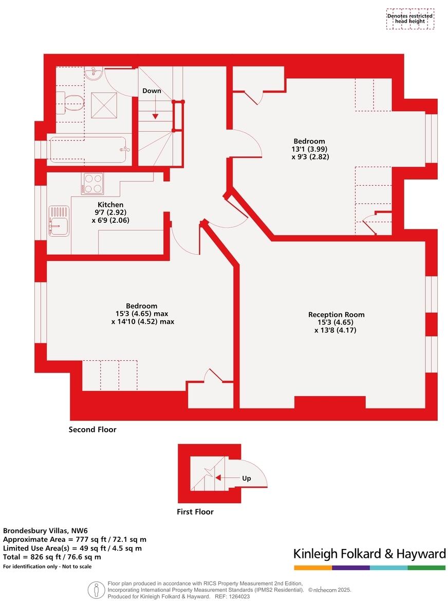 Brondesbury Villas, Queens Park, London, NW6 floorplan