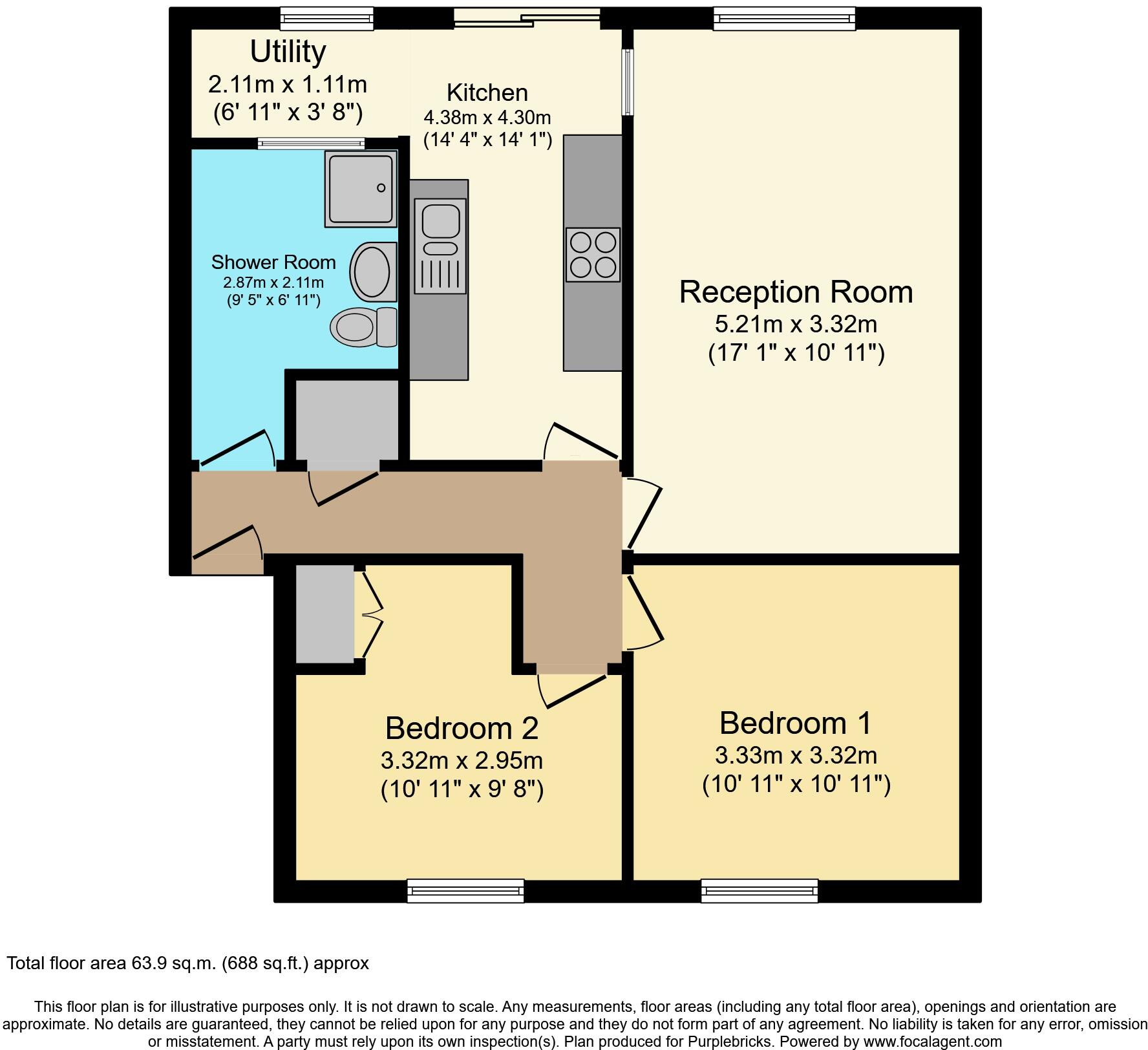 Park Road, Barry, CF62 floorplan