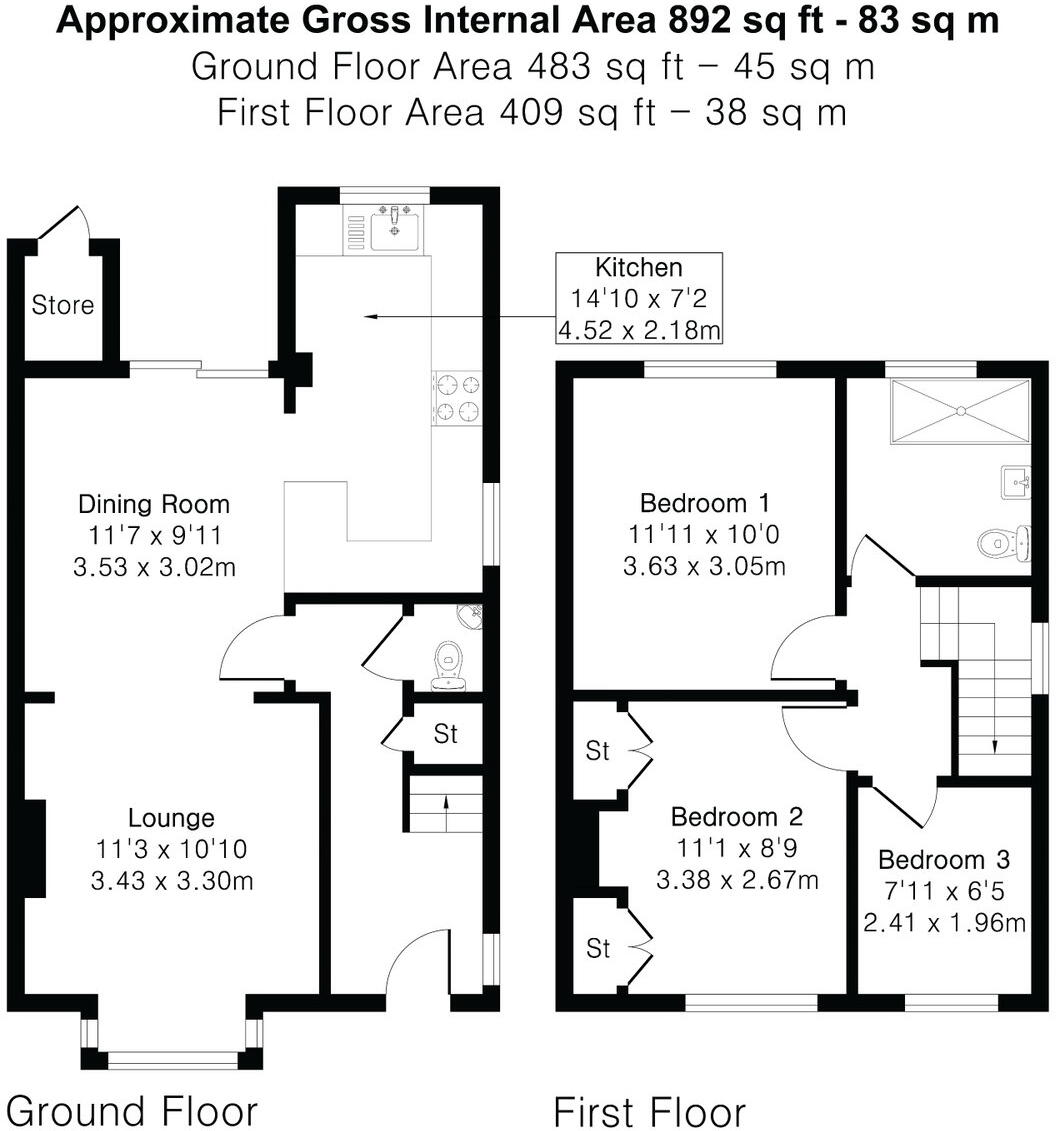 Whitemore Road, Guildford, GU1 floorplan