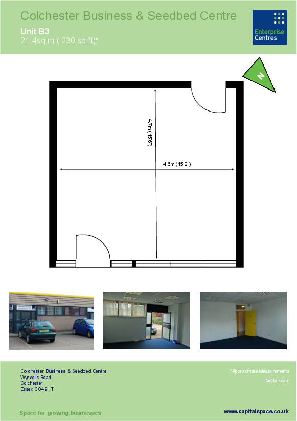 B3 office/studio to let