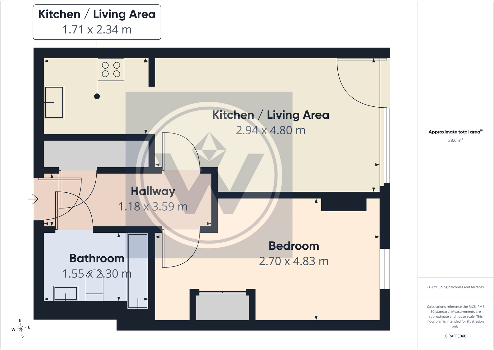 Cardinal Building, Station Approach, Hayes, UB3 4FE floorplan