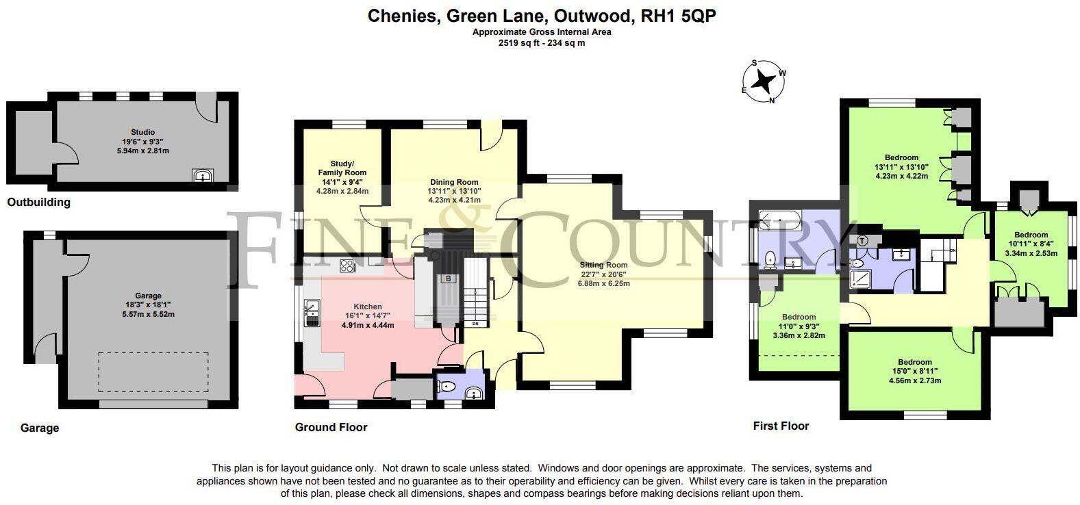 Green Lane, Outwood floorplan