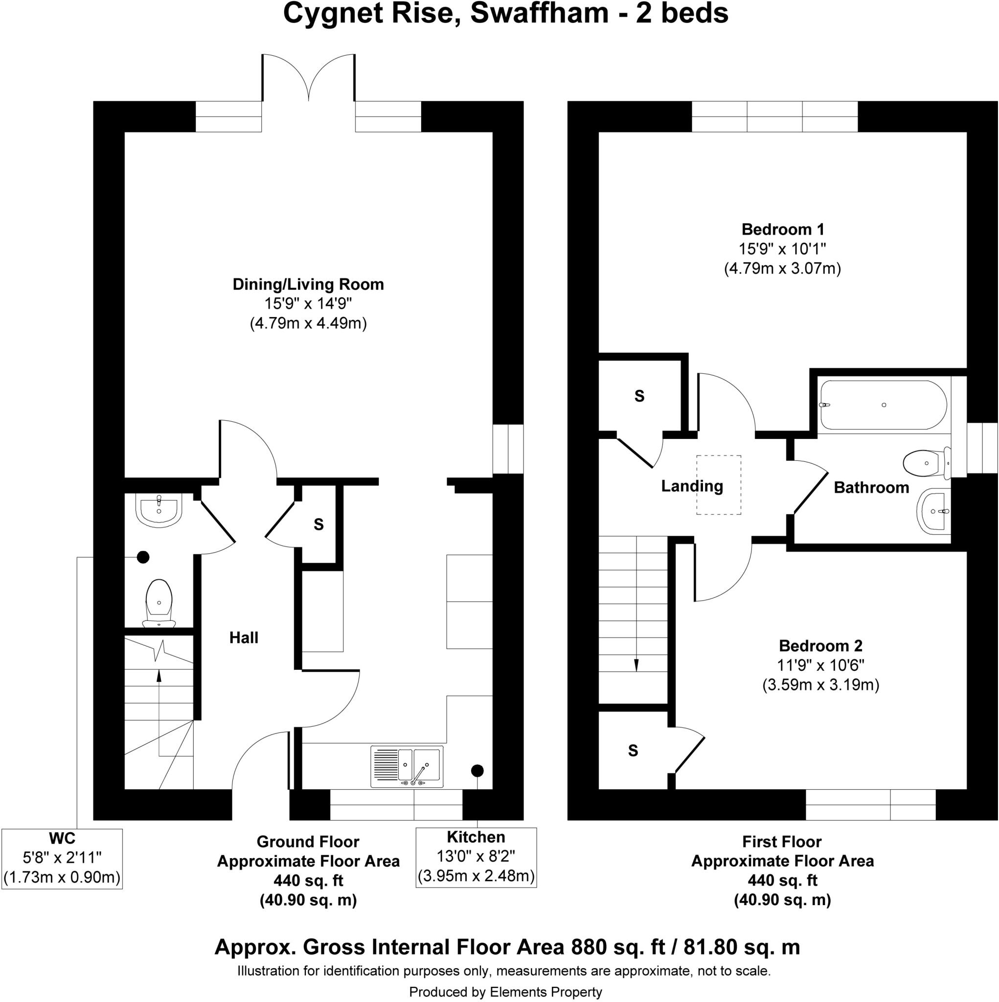 Cygnet Rise
1 Keeper Lane,

Swaffham
PE37 7FP floorplan