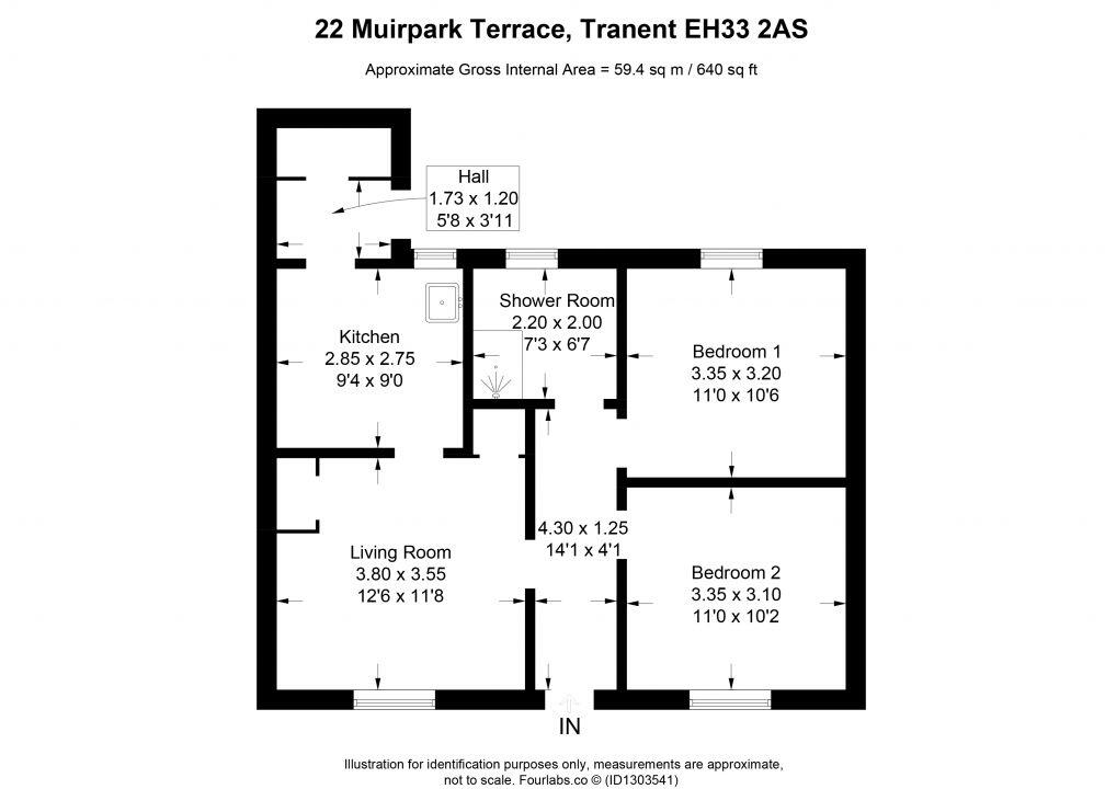 22 Muirpark Terrace, Tranent, EH33 2AS floorplan