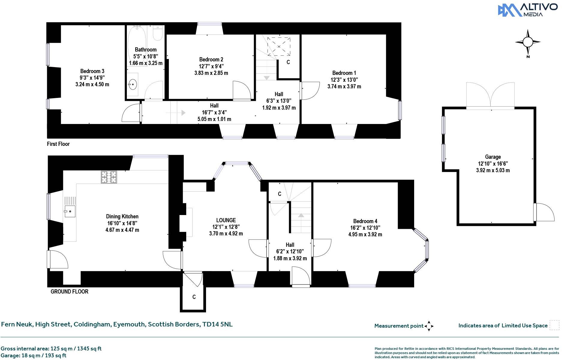 Fern Neuk, High Street, Coldingham, Scottish Borders floorplan