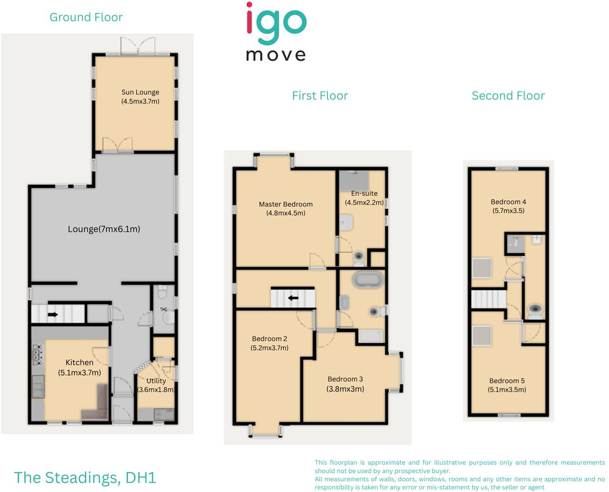 The Steadings, Durham floorplan