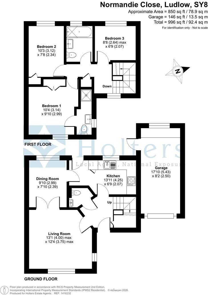 20, Normandie Close, Ludlow floorplan