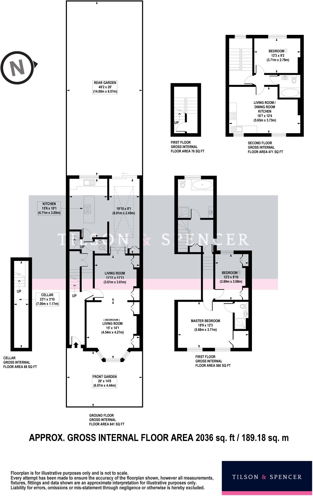 Eldon Road, Wood Green, London, N22 floorplan