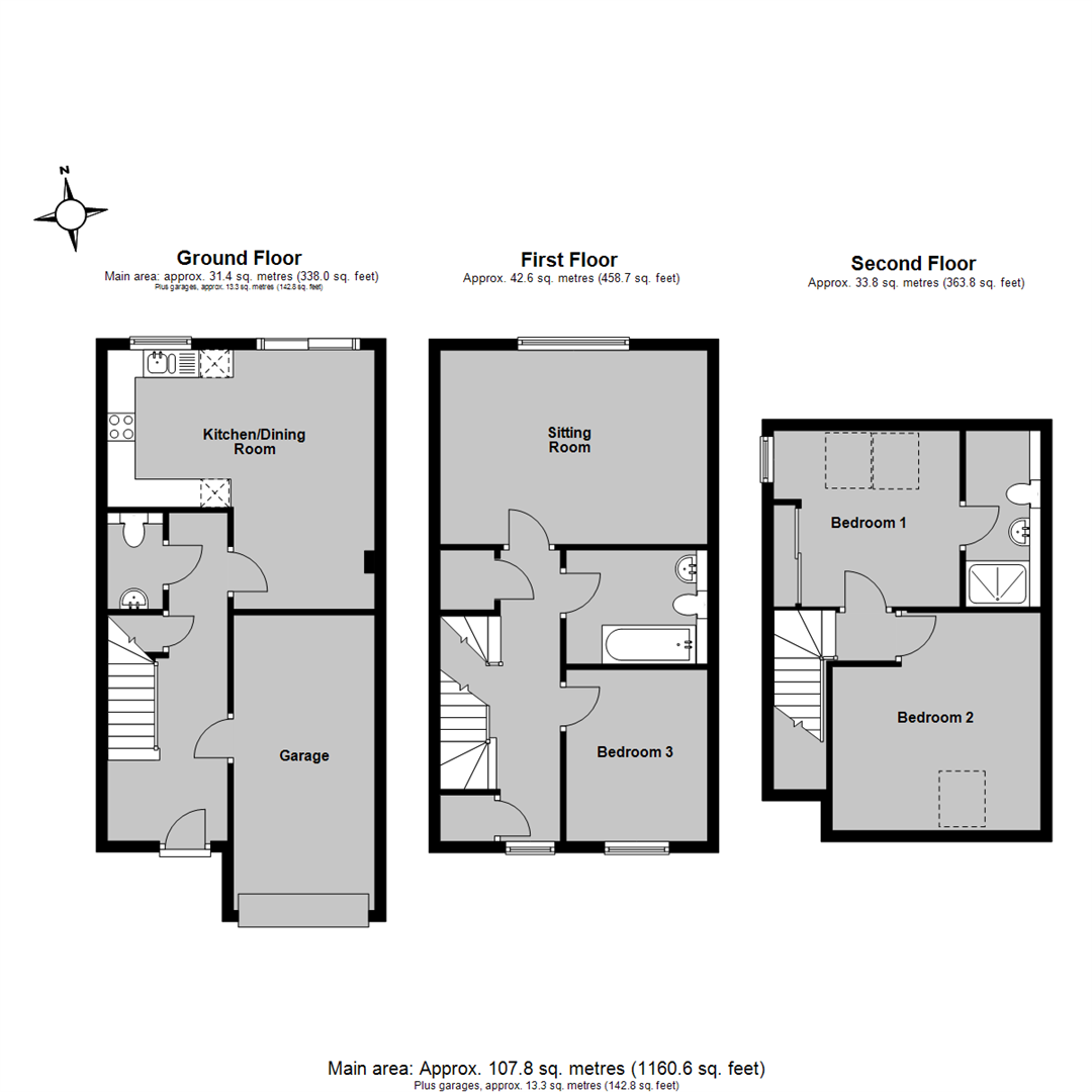 Olympia Way, Whitstable floorplan