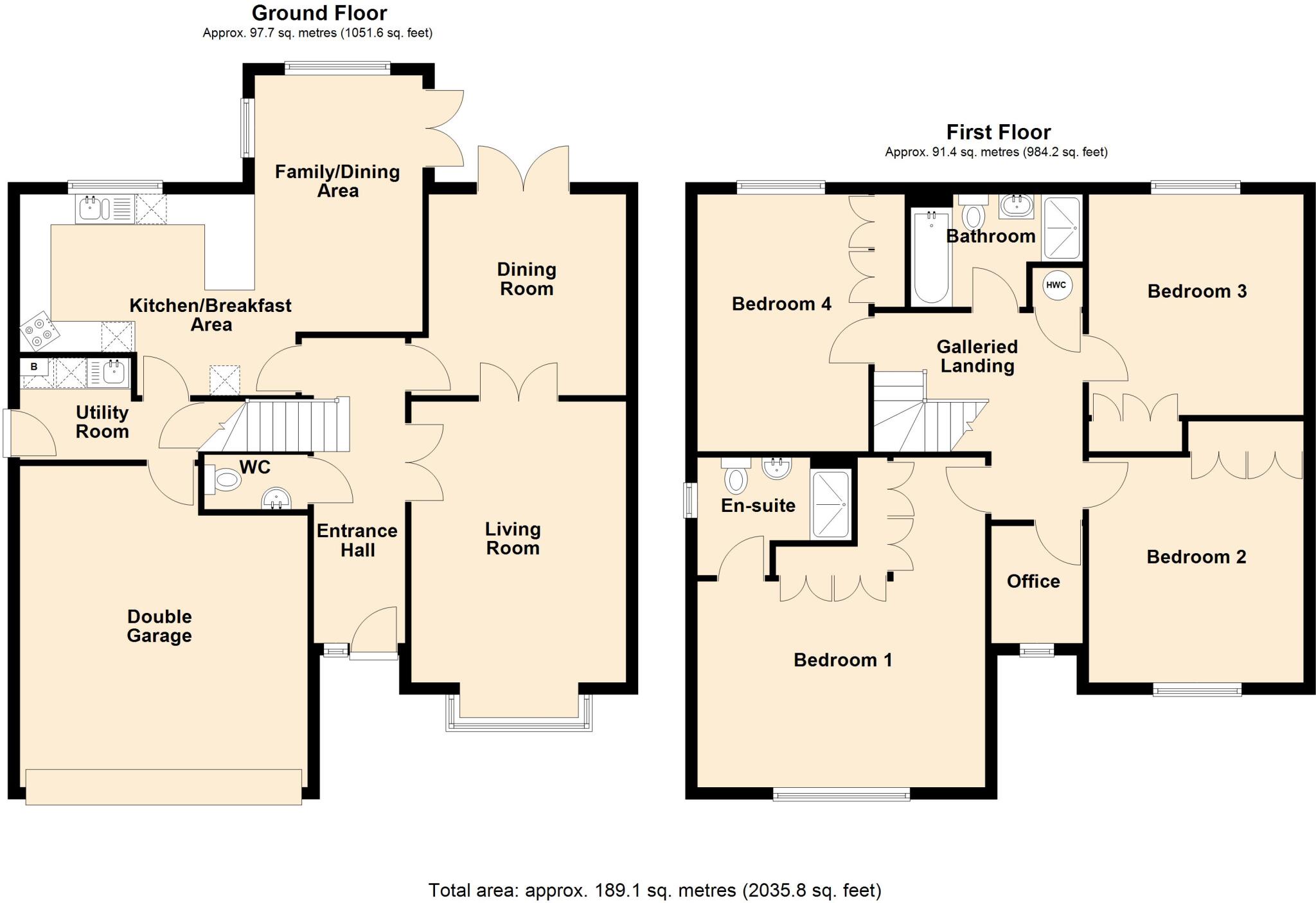 Cornbrash Rise, Hilperton floorplan