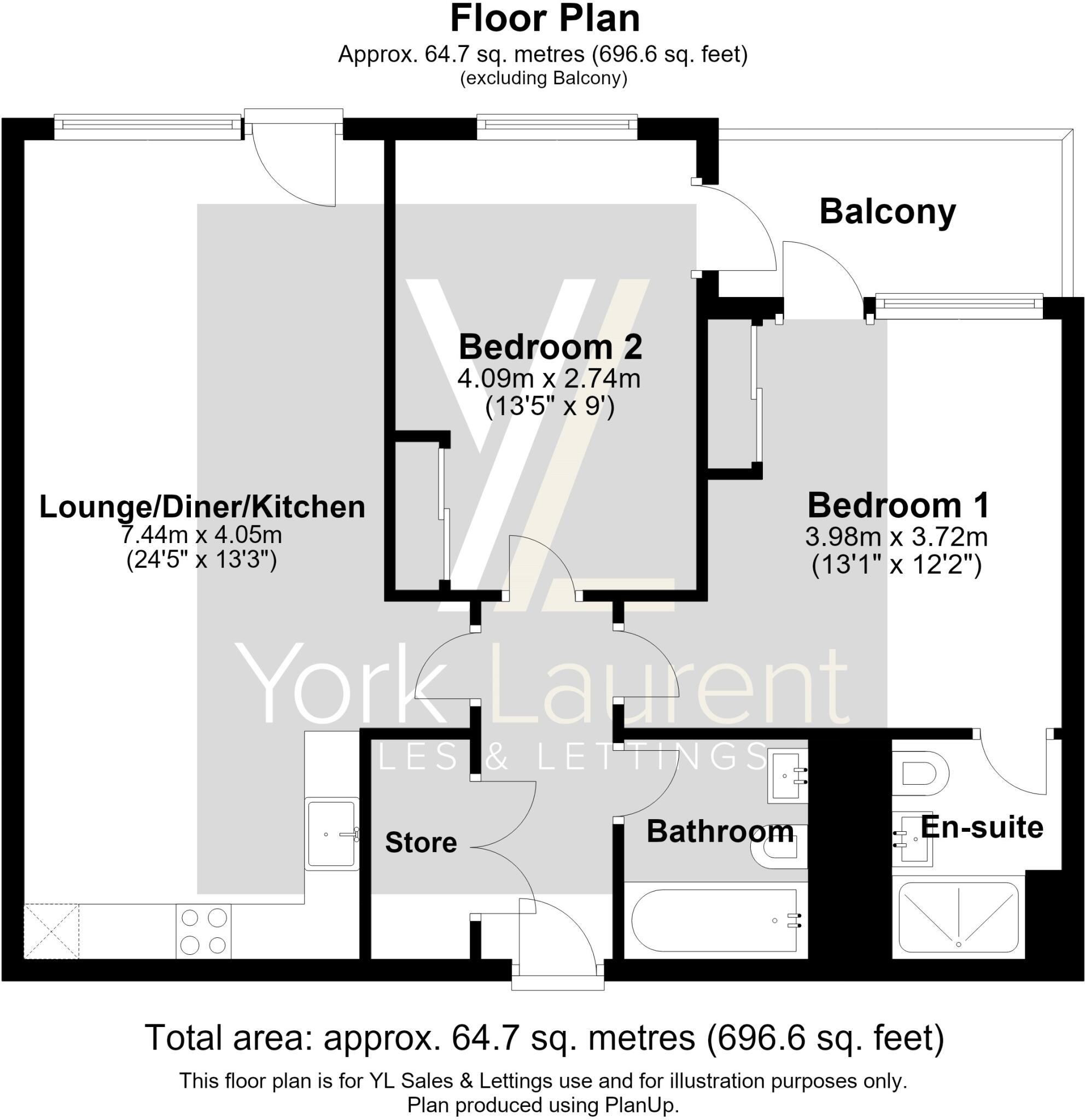 Regency Pace, 50 Parade, Birmingham, B1 3DS floorplan