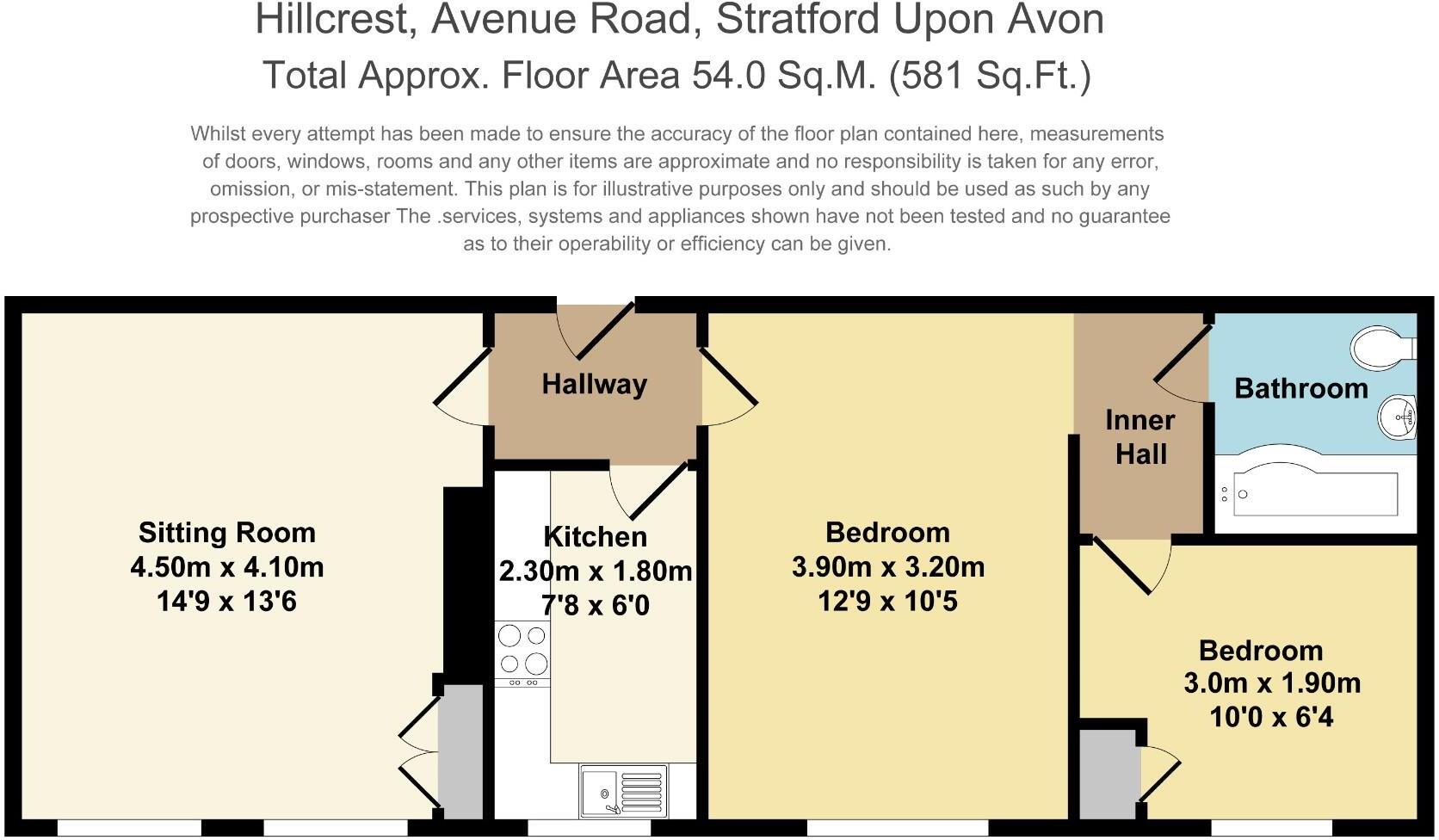Avenue Road, Stratford-upon-Avon floorplan