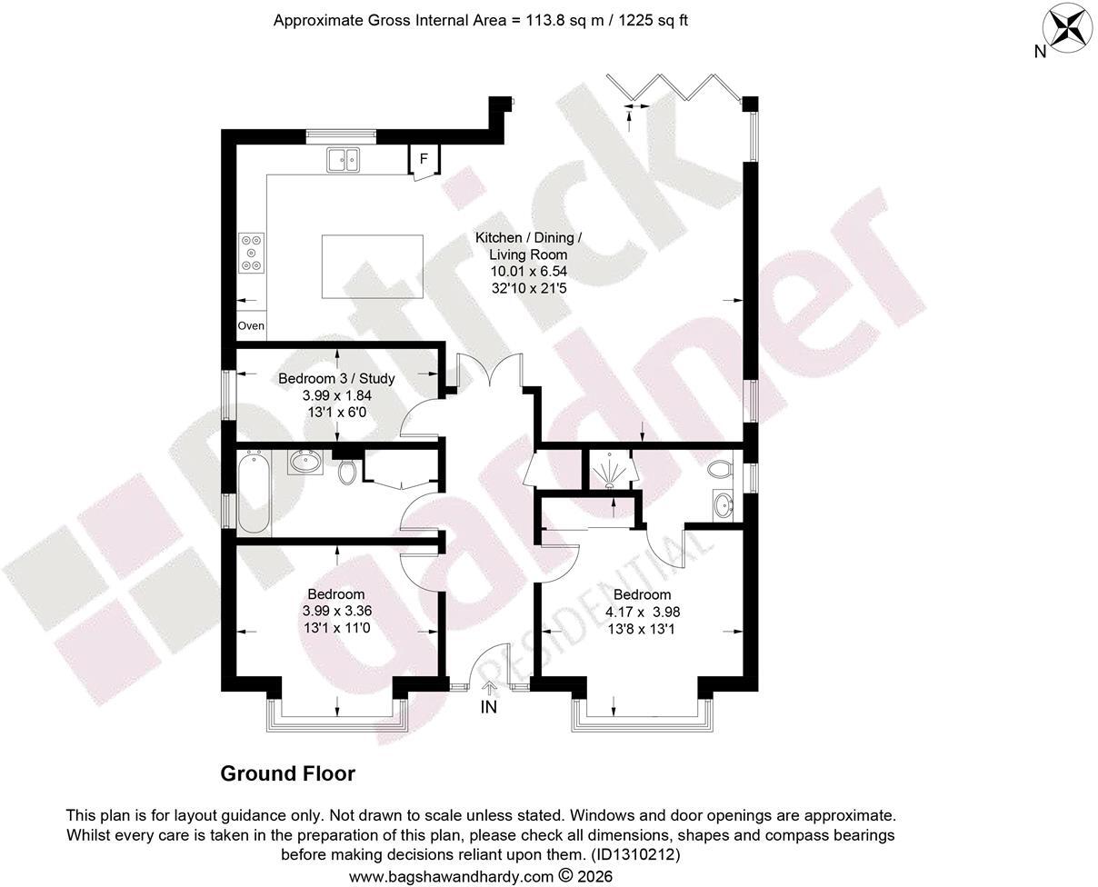 Harriotts Lane, Ashtead KT21 floorplan